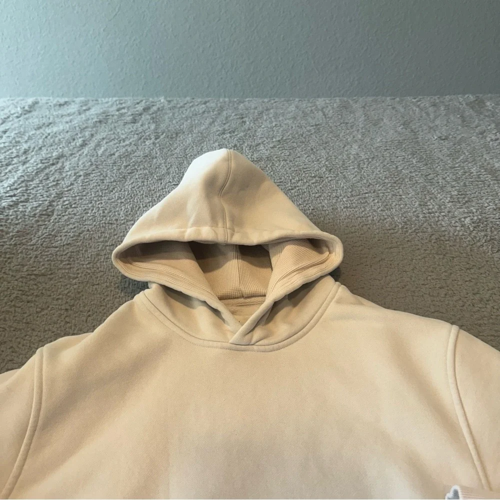 Vuori Mens Fleece Seaside Pullover Hoodie Salt Large V299 - Picture 4 of 14